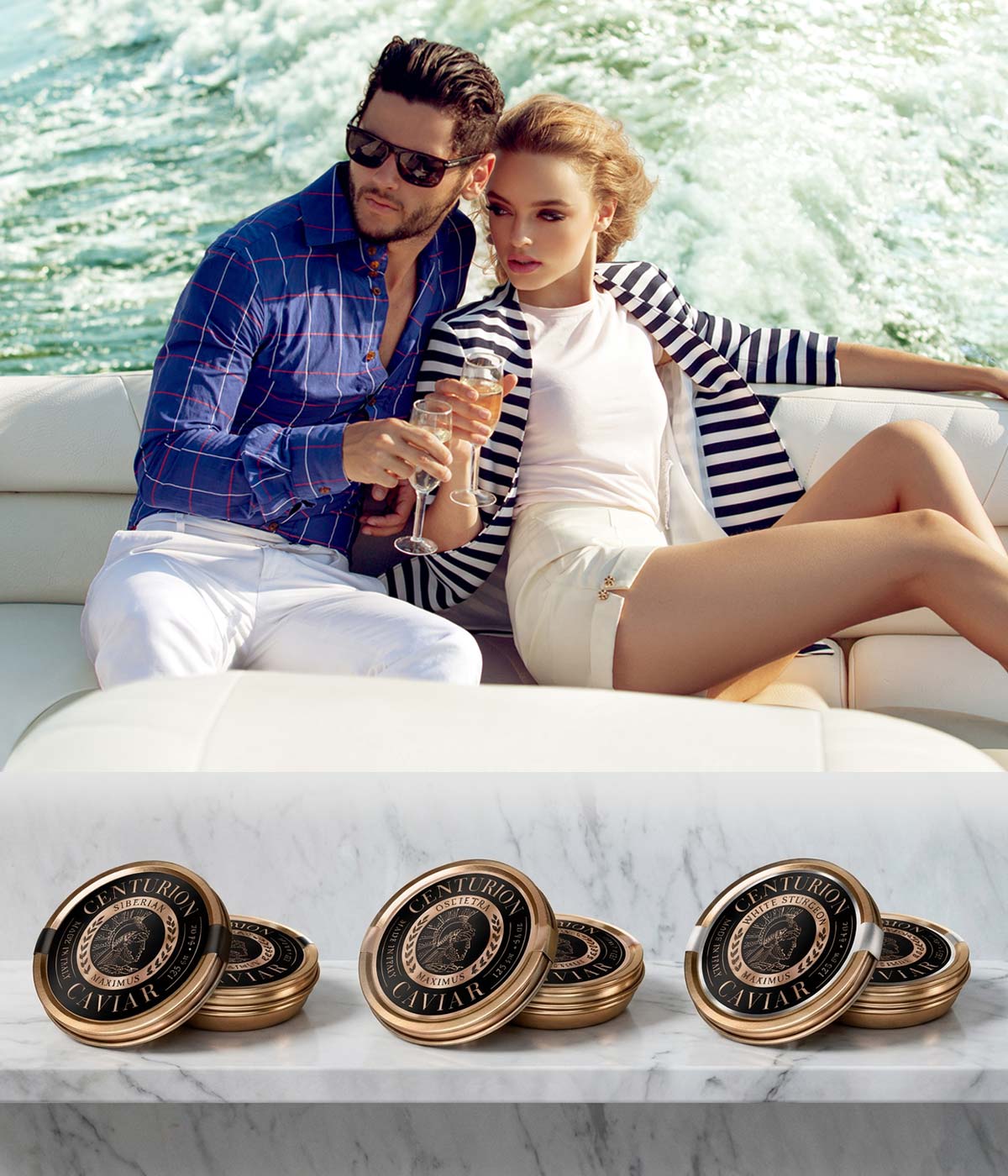 imaginity, Centurion Caviar, Packaging Design Line, Logo, Premium, Siberian, Oscetra, White Sturgeon