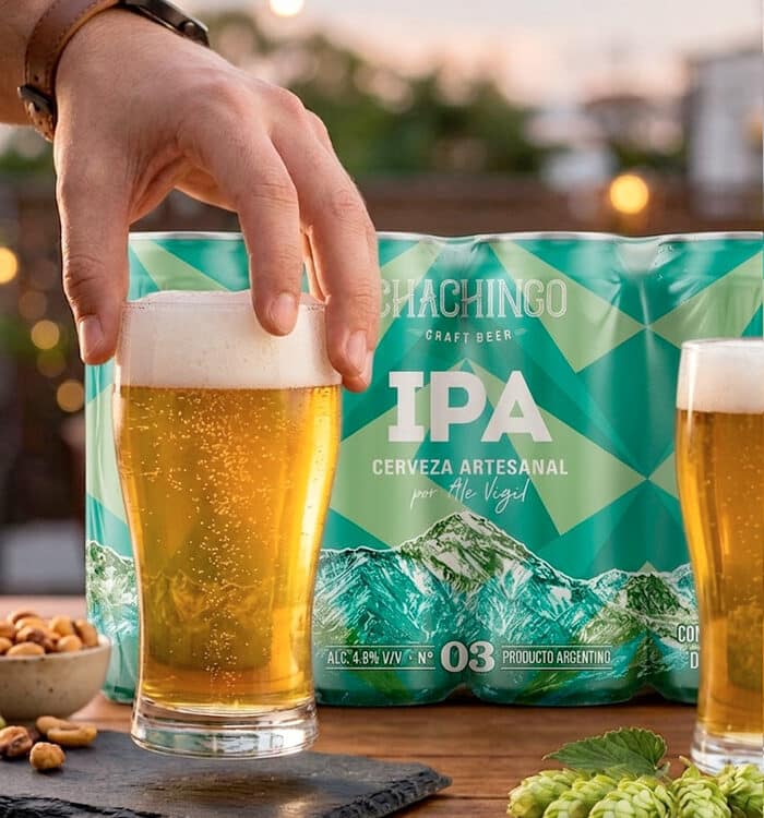 Imaginity, cerveza chachingo, packaging design, ipa