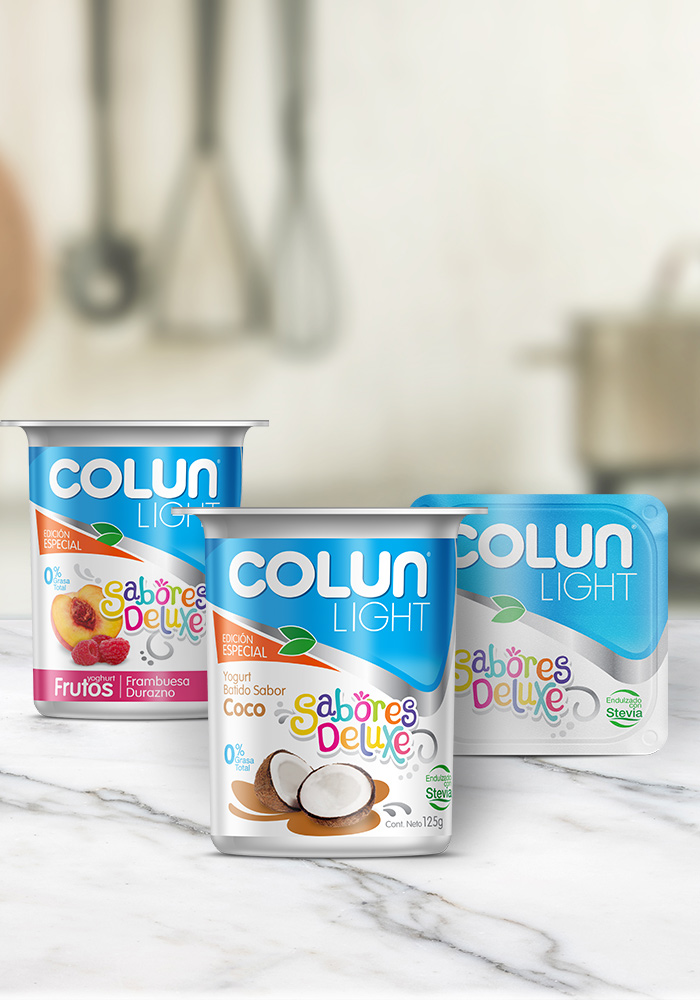 Imaginity, Colun, Light, Branding, Packaging Design, Brand Activation, Yogur, Sabores Deluxe
