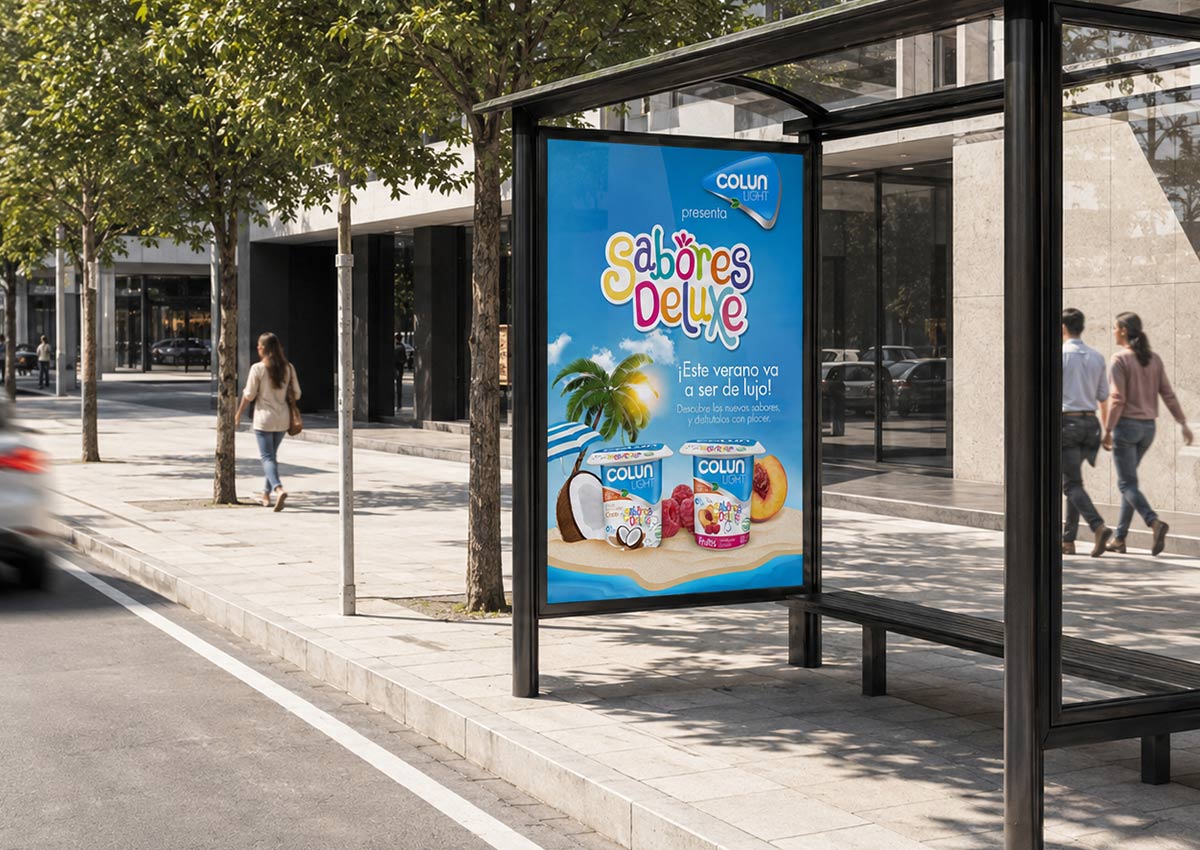 Imaginity, Colun Light, Sabores Deluxe, Special Edition, Branding, Packaging, Advertising, Key Visual, Yogur, Chile