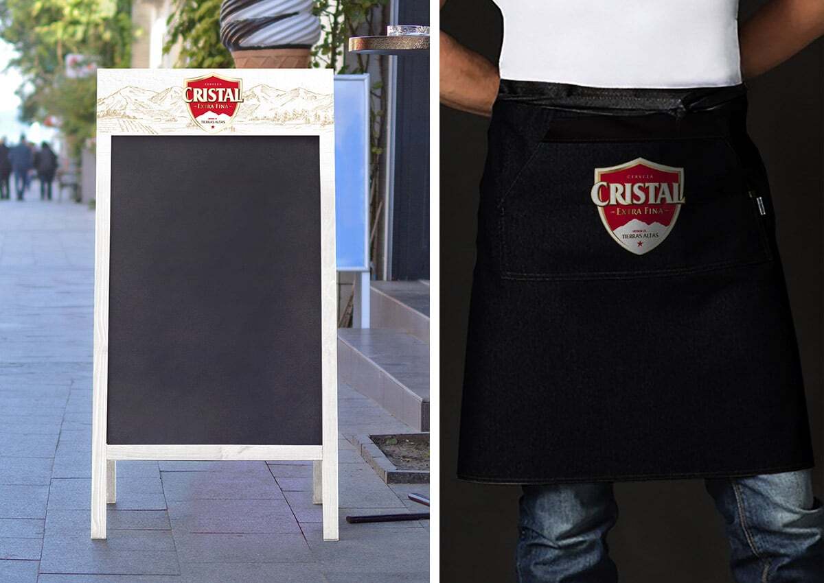 Imaginity, Cristal, Beer, Brand-Activation, Blackboard, Restaurant