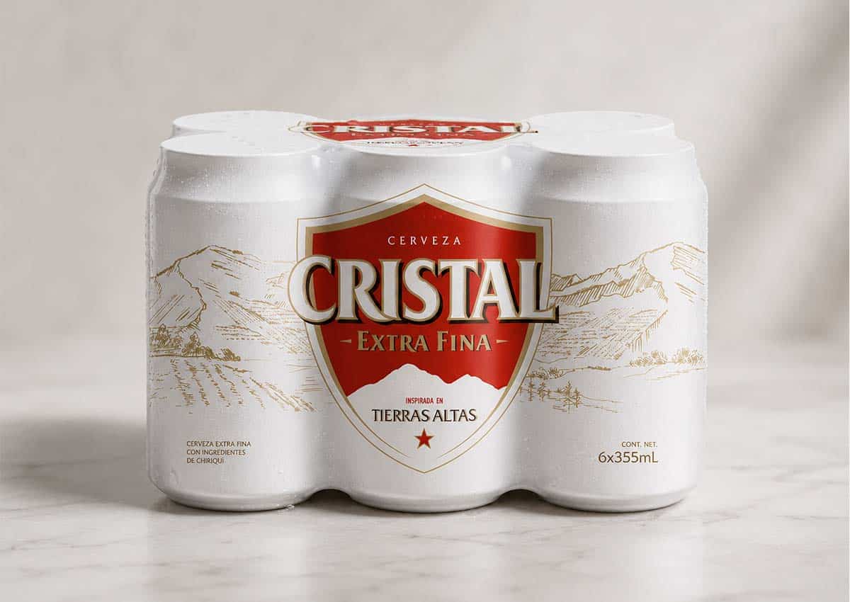 Imaginity, Cristal, Beer, Packaging Design, 6 Pack