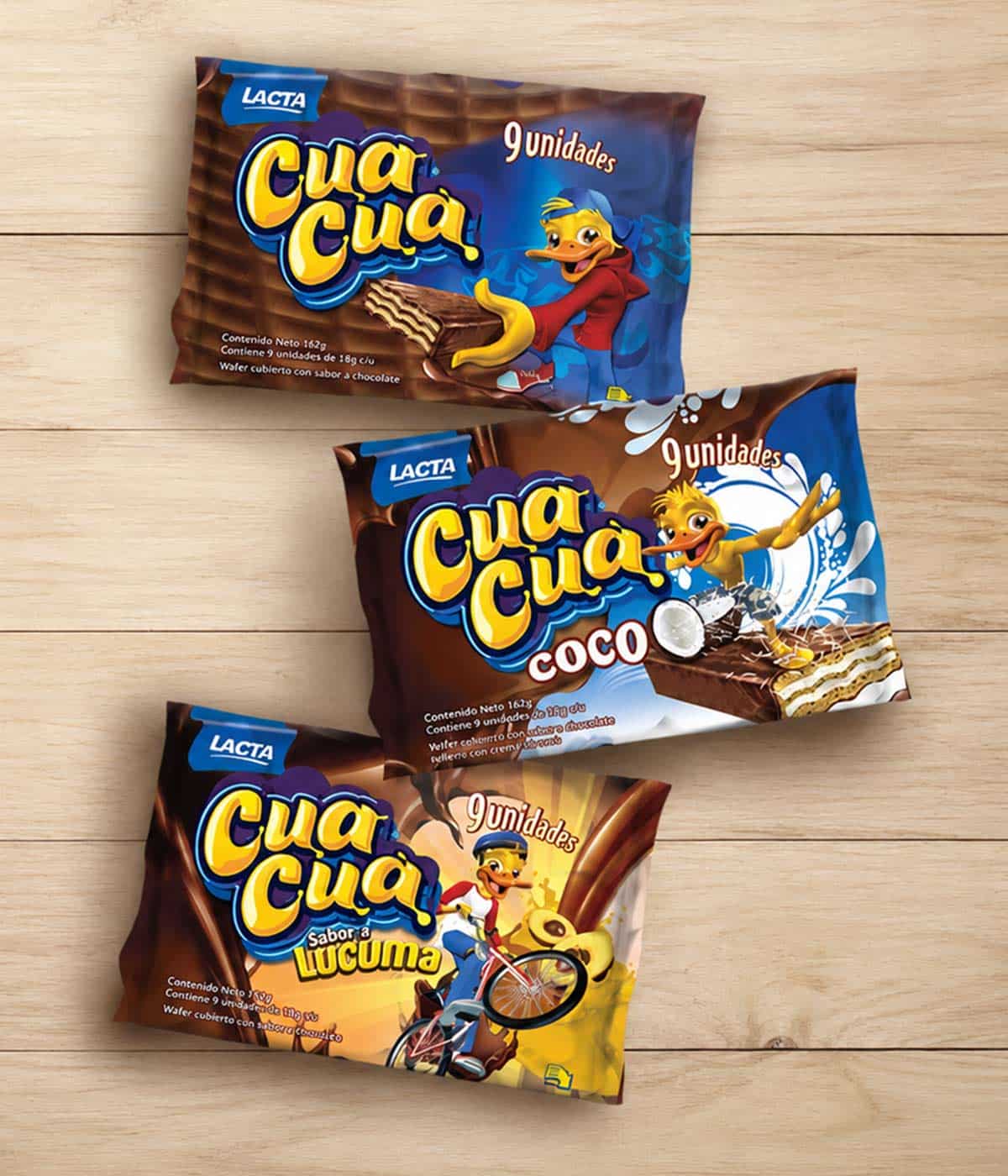 Imaginity, Cua Cua, Lacta, Field, Oblea de Chocolate, Diseño de Packaging, Personaje