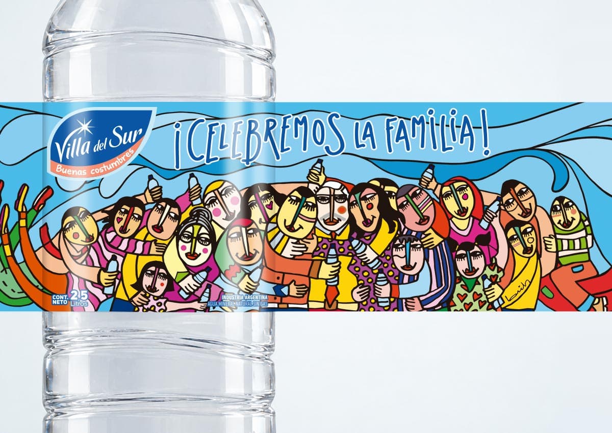 Imaginity, Danone, Villa del Sur, Mineral Water Bottle, Packaging Design, Baldrich Edition