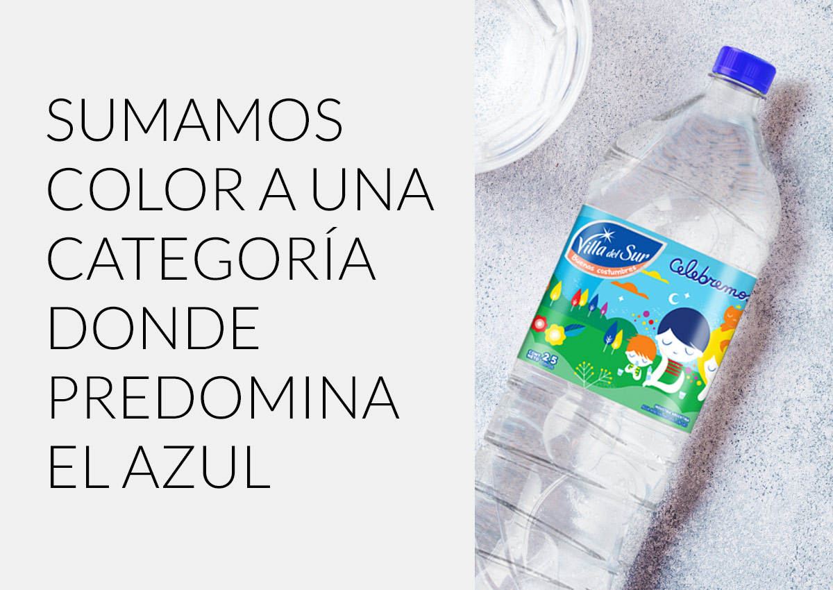 Imaginity, Danone, Villa Del Sur, Mineral Water, Packaging Design, Limited Edition, Brand Architecture, Title, Español