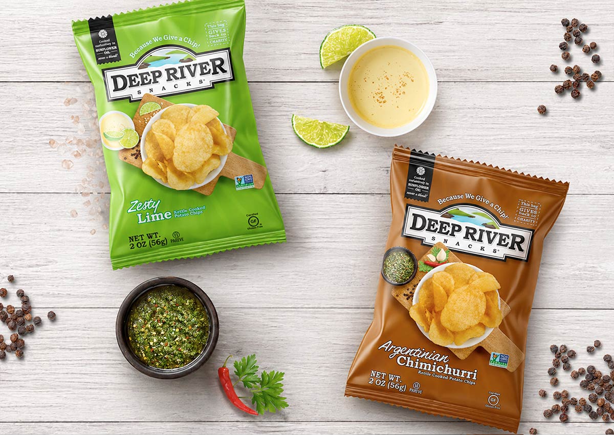 Imaginity, Deep River Snacks, Zesty Lime, Packaging Design, Flavored