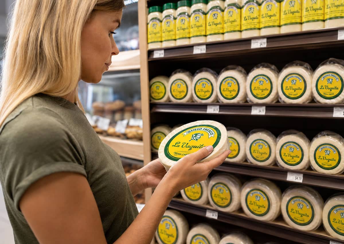 Imaginity, DFA, La Vaquita, In Store, Graphic Design, Fresh Cheese, Packaging Design, USA, México