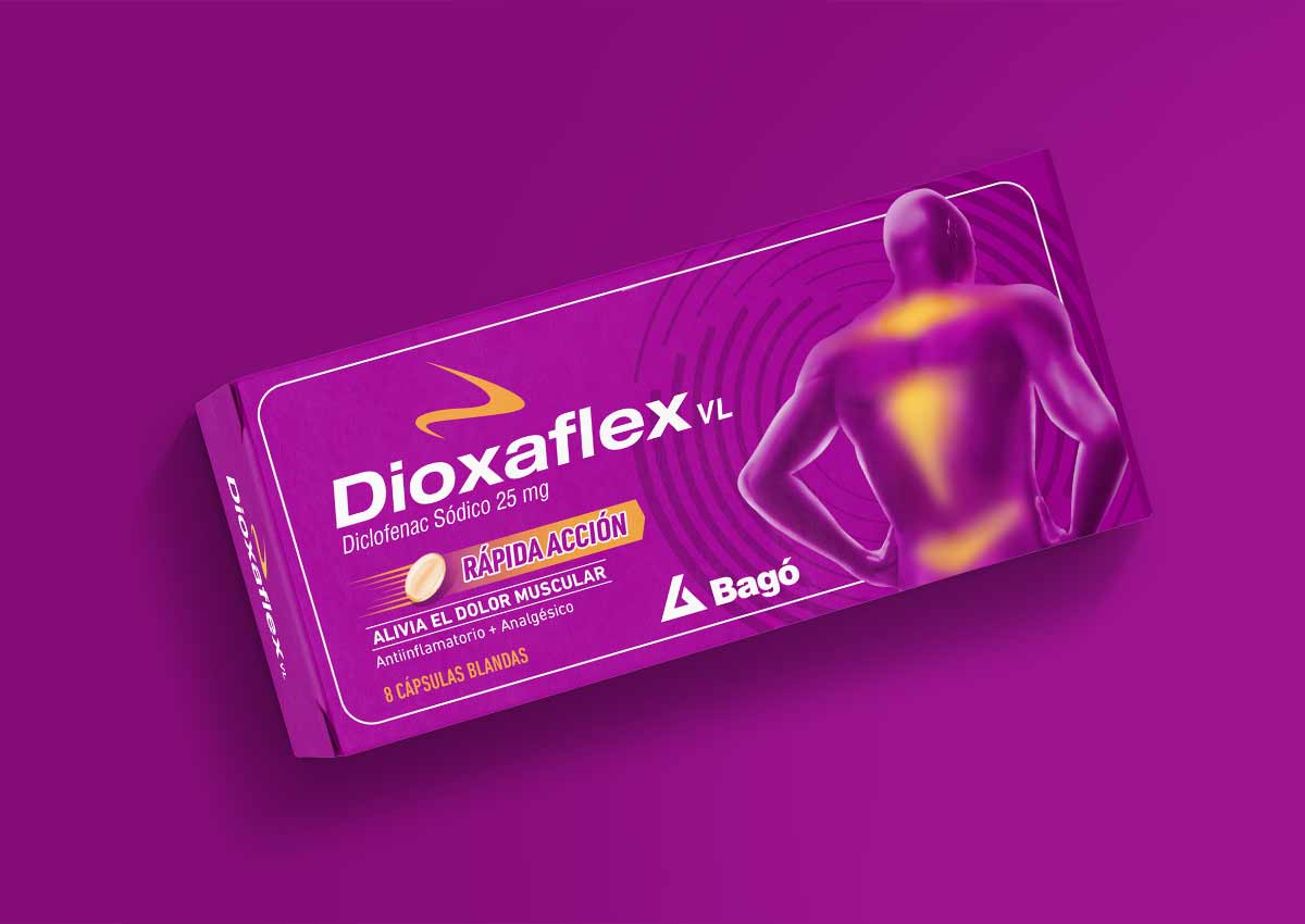 imaginity, dioxaflex, packaging design, box rapida accion