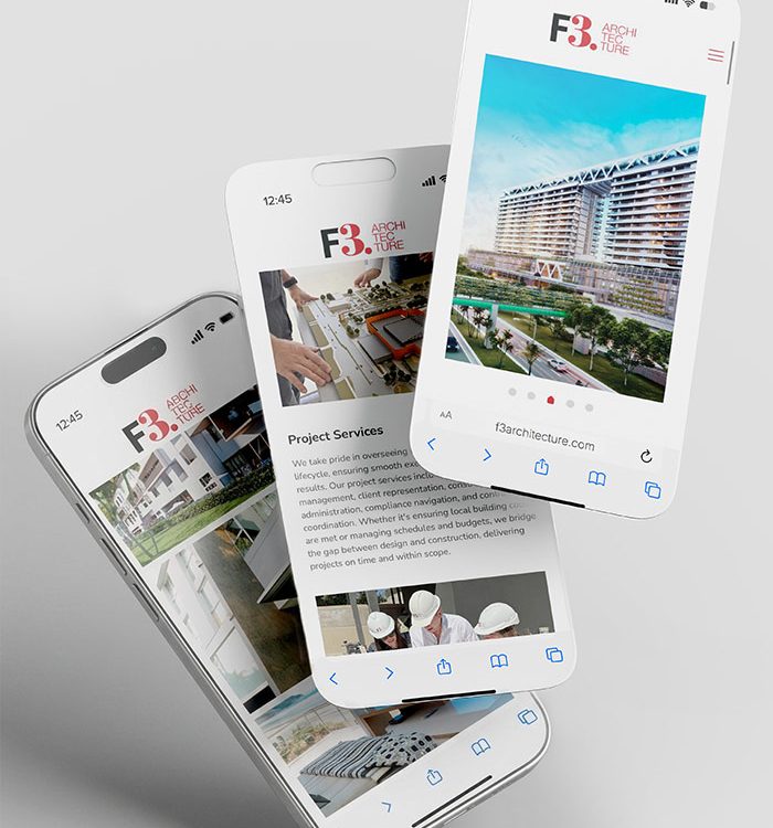 Imaginity, F3 Architecture, Home, Web Design