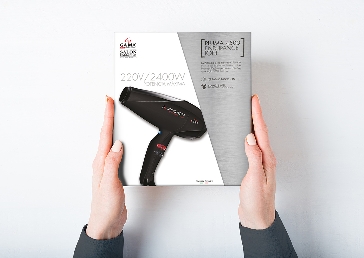Imaginity, GA. MA Italy, Professional, Styling Tools, Redesign, Hair Dryerpackaging, Packaging Design, 2