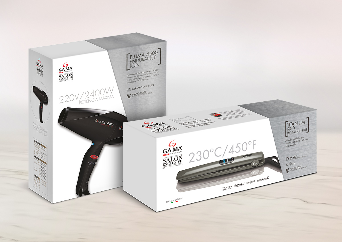 Imaginity, GA. MA Italy, Professional, Styling Tools, Redesign, Packaging Design, Product Line, 2