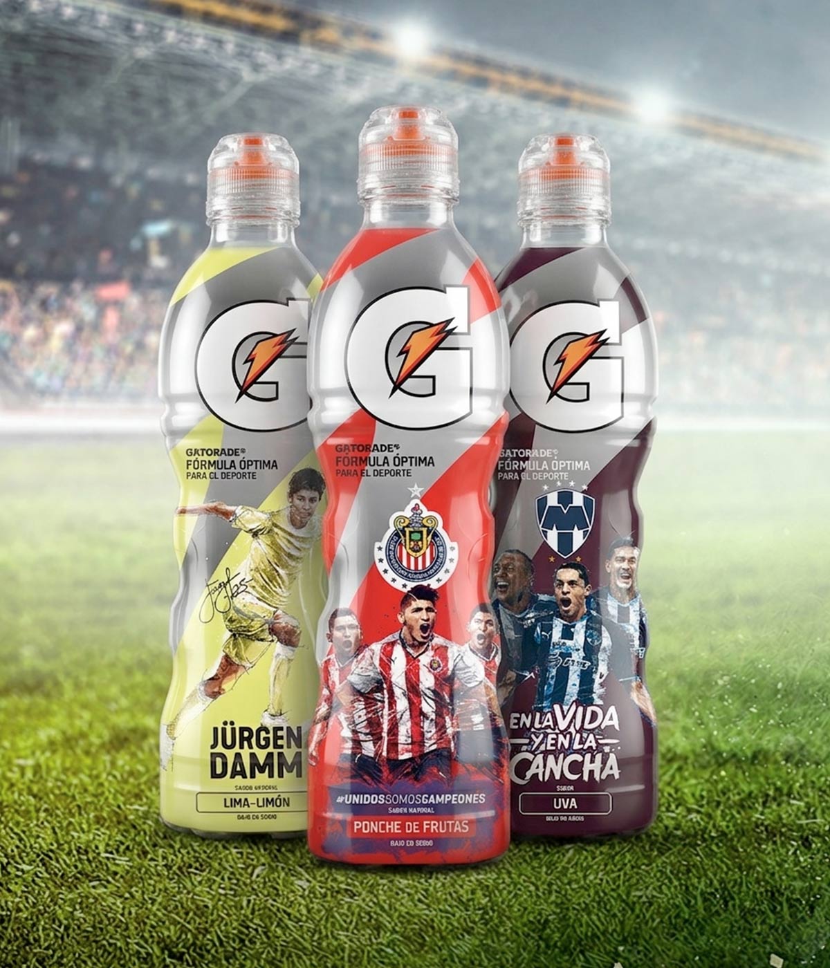 Imaginity, Gatorade, Soccer Team, Packaging Design, Bottles