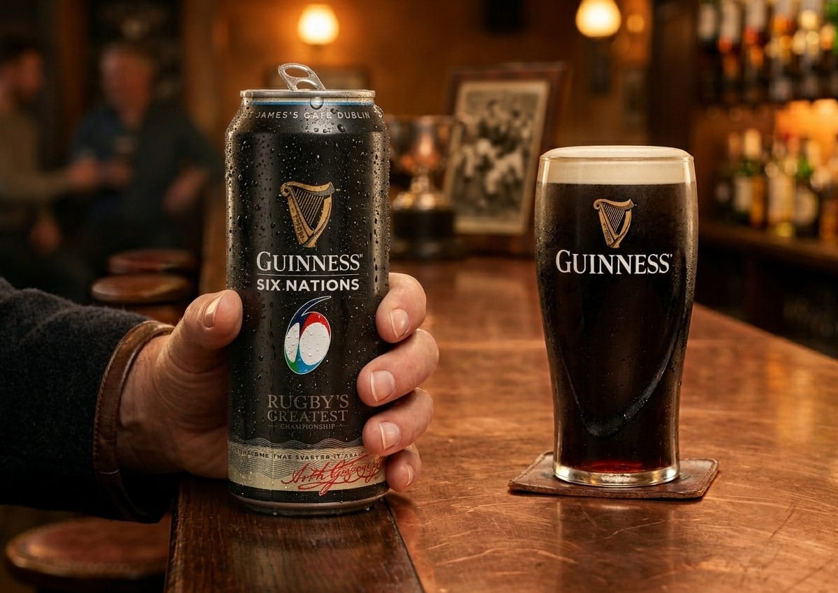 Imaginity, Guinness 6 Nations, Rugby, Can Beer, The Original, Pack Design, Can Front Back, Stadium
