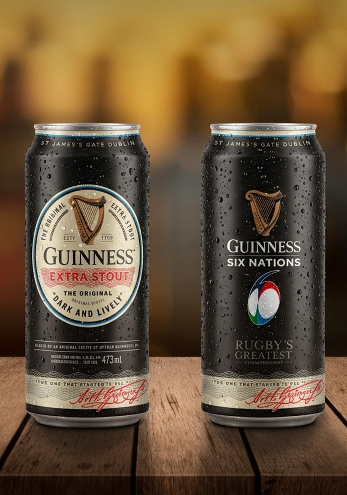 Imaginity, Guinness, Rugby 6 Nations Championship, Can, Packaging Design, Beer