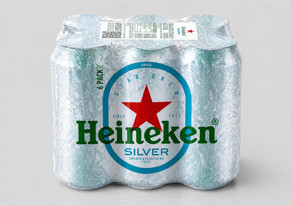 imaginity, heineken silver panama, packaging design, 6 pack