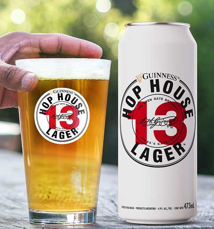 imaginity, hop house, packaging design, can glass hand