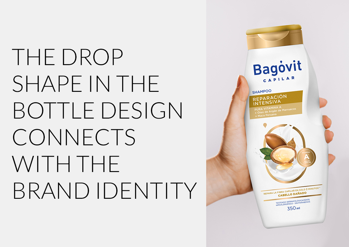 Imaginity, Bagóvit, Product Design, Shampoo Bottle, Hair Care, Title