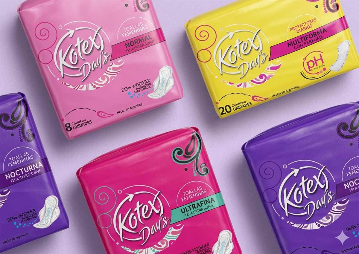Imaginity, Kotex Day's, Packaging Design, Branding, Pack line products