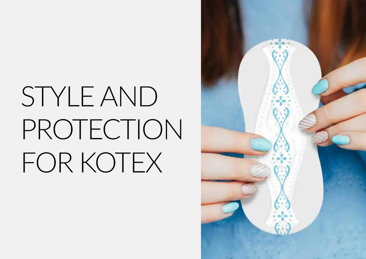 imaginity, kotex, liners kiss, title image