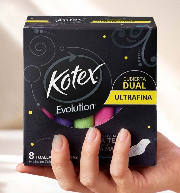 Imaginity, Kotex Evolution, Branding, Packaging Design, pads box