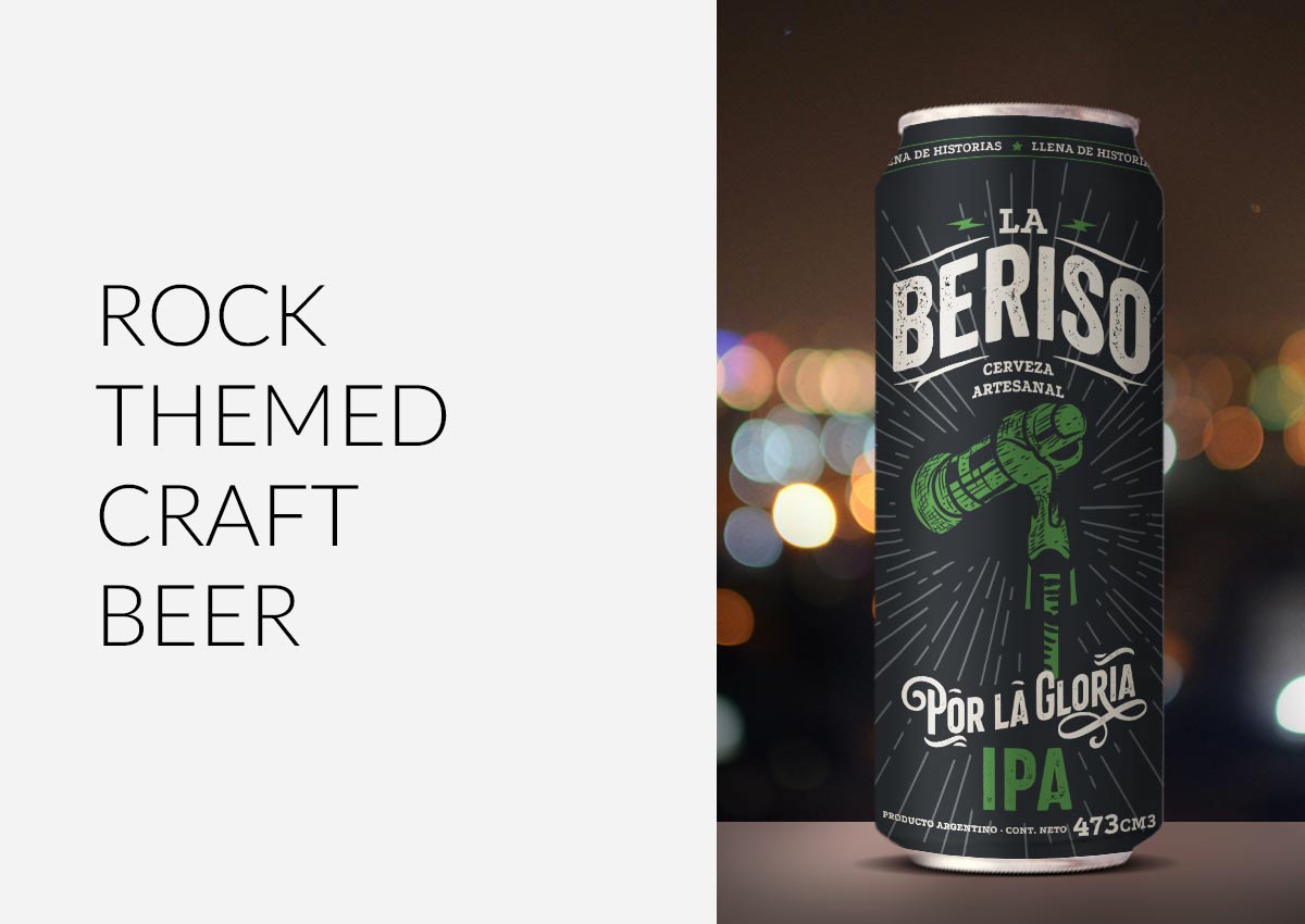 Imaginity, La Beriso Beer, Packaging Design, Can