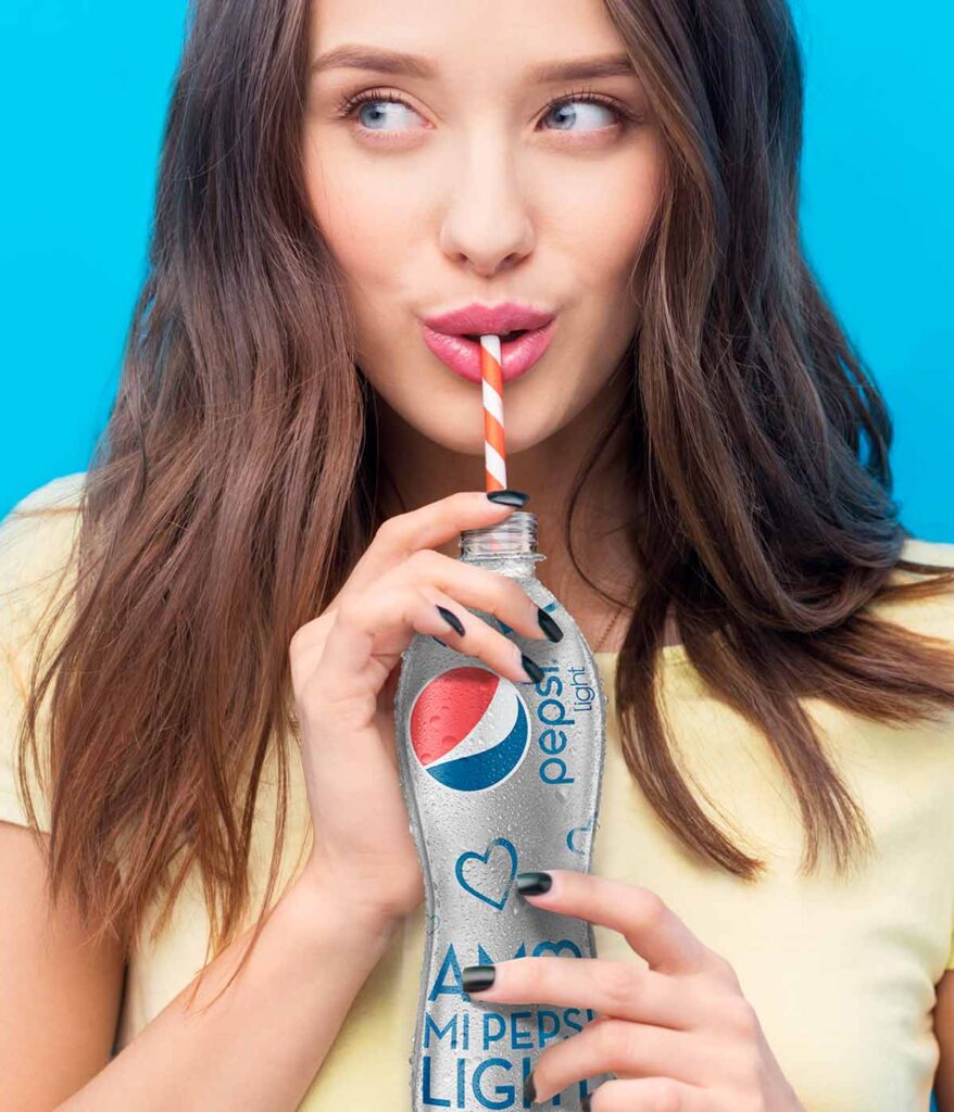 Imaginity, Pepsi Light, Diseño de Packaging, Botella, Mujer