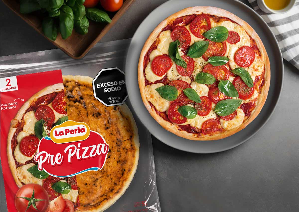 imaginity, la perla prepizza, packaging design, pizza food pack