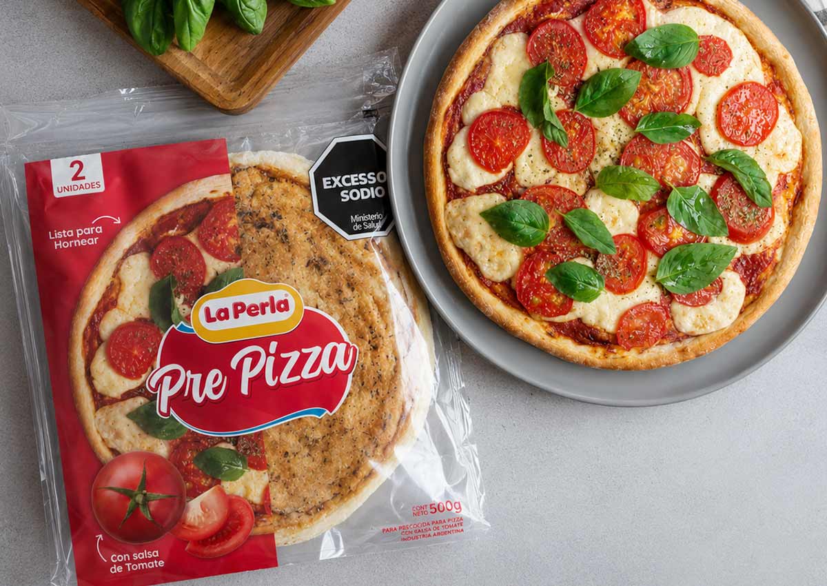 imaginity, la perla prepizza, packaging design, pizza food