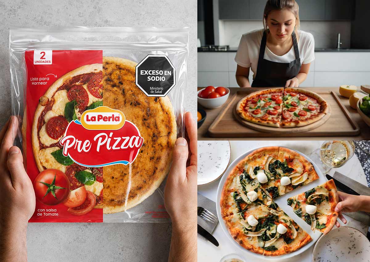 imaginity, la perla redonditas, packaging design, pizza kitchen