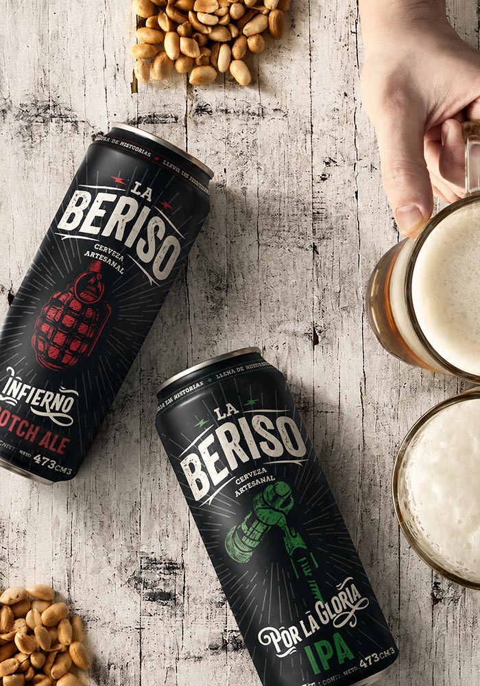 Imaginity, La Beriso, Craft Beer, Packaging Can Design, Rock Music, Argentine Band