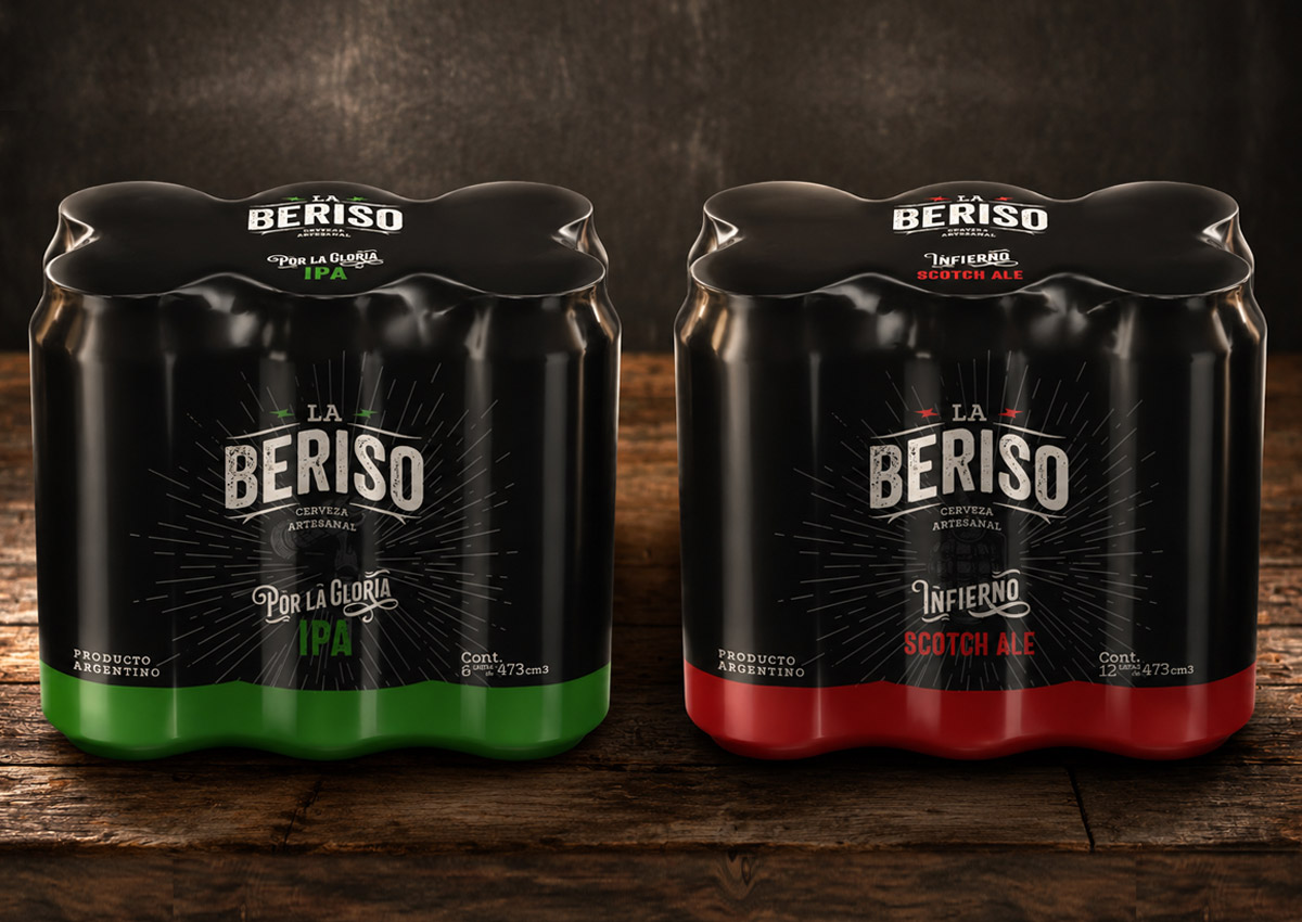 Imaginity, La Beriso, Craft Beer, Packaging Design, Six Pack_IPA, Scocht, Can