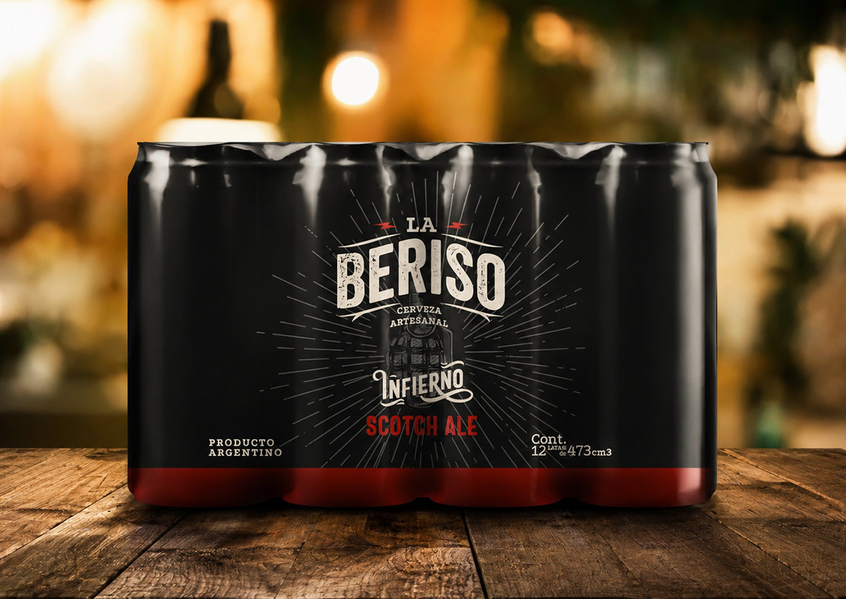 Imaginity, La Beriso, Craft Beer, Packaging Design, Twelve Pack, Scotch