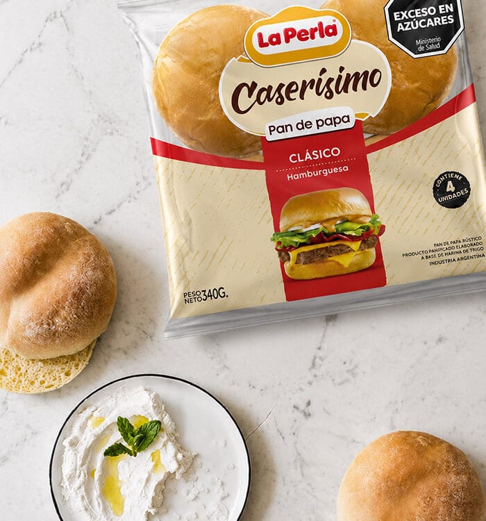 Imaginity, La Perla, Caserisimo, Packaging Design, Hamburguer Potato Bread, Special, Classic