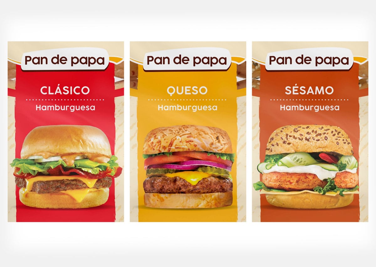 Imaginity, La Perla, Caserisimo, Packaging Design, Premium Potato Burger Buns, Classic, Sesame