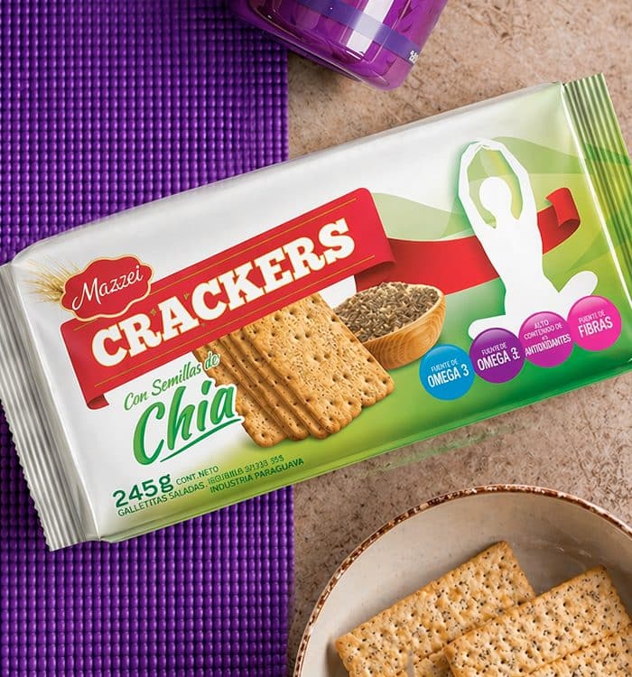 Imaginity, Mazzei, Chia, Crackers, Packaging Design, Yoga