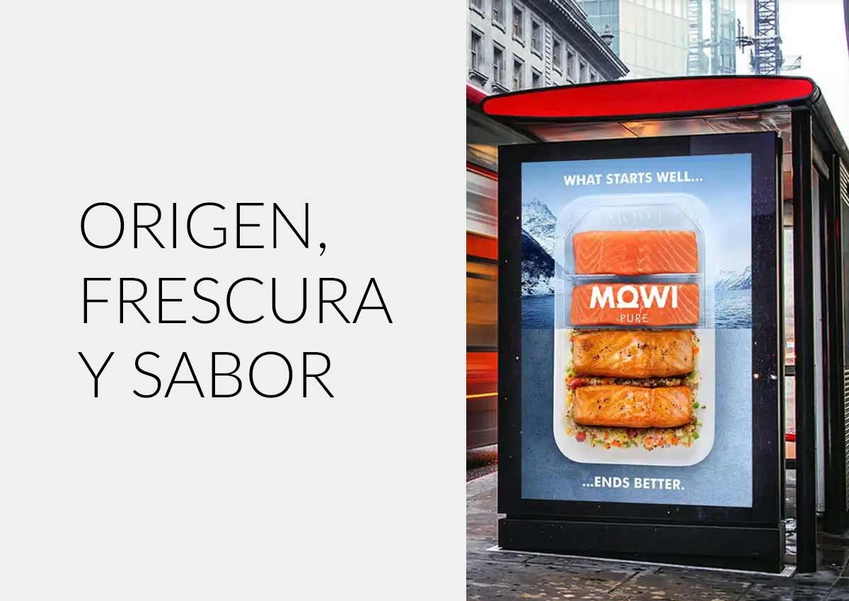 mowi, activación de marca, backlight