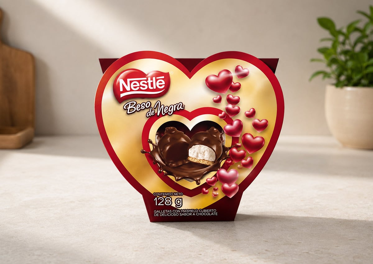Imaginity, Nestlé, Beso De Negra, Beso De Amor, Special Edition, Packaging Design,