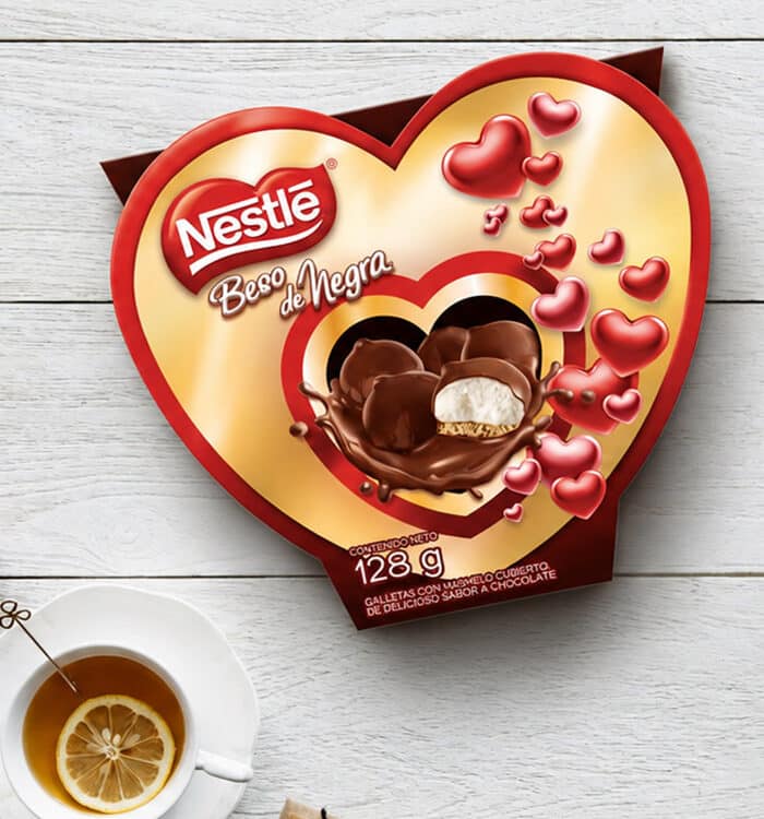 Imaginity, Nestlé, Beso De Negra, Special Edition, Packaging Design, Seasonal Package