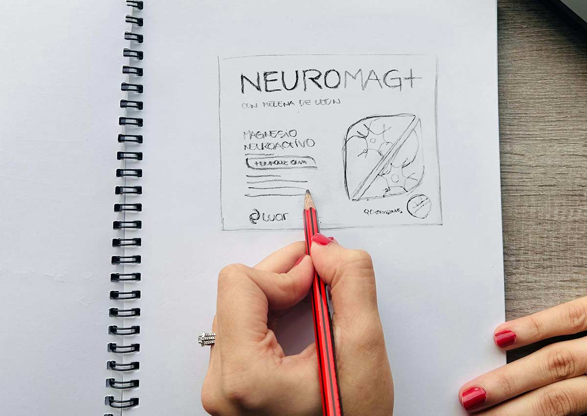 imaginity, neuromag, packaging design, pack sketch
