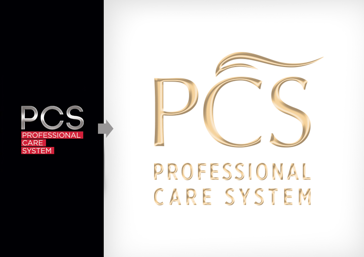 Imaginity, PCS Professional Care System, Color Protection, Hair Treatment, Logo Design, Branding, Before, After