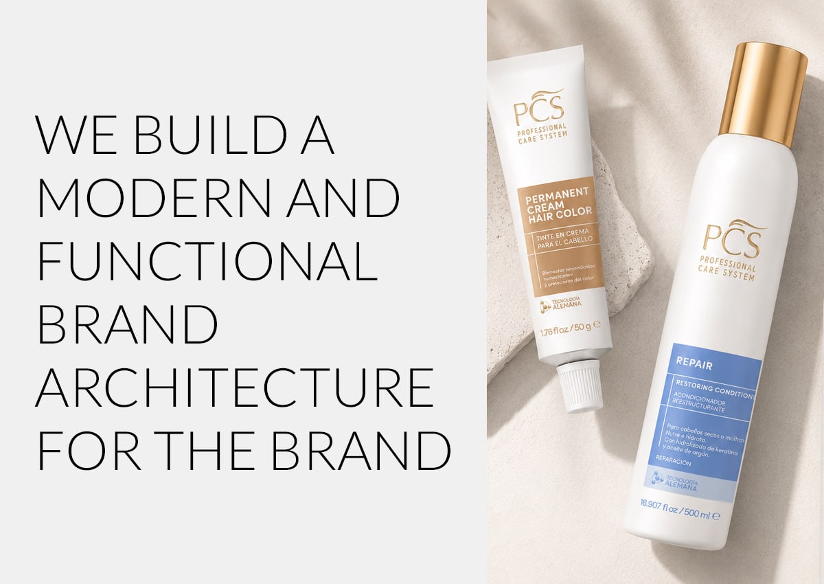 Imaginity, PCS, Professional Care System, Packaging Design, Hair Treatment, Brand Architecture
