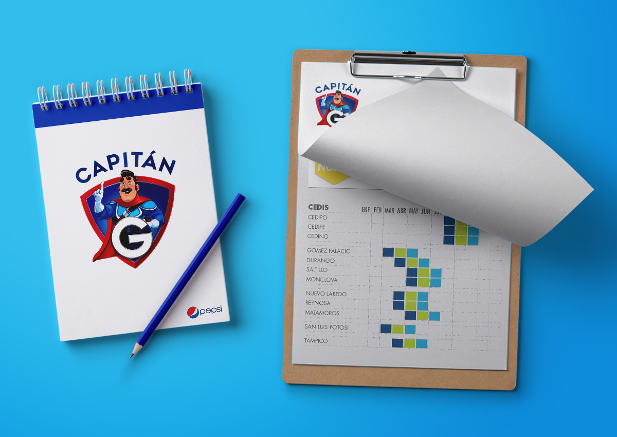 Imaginity, Pepsi Capitan G, Mascot Design,