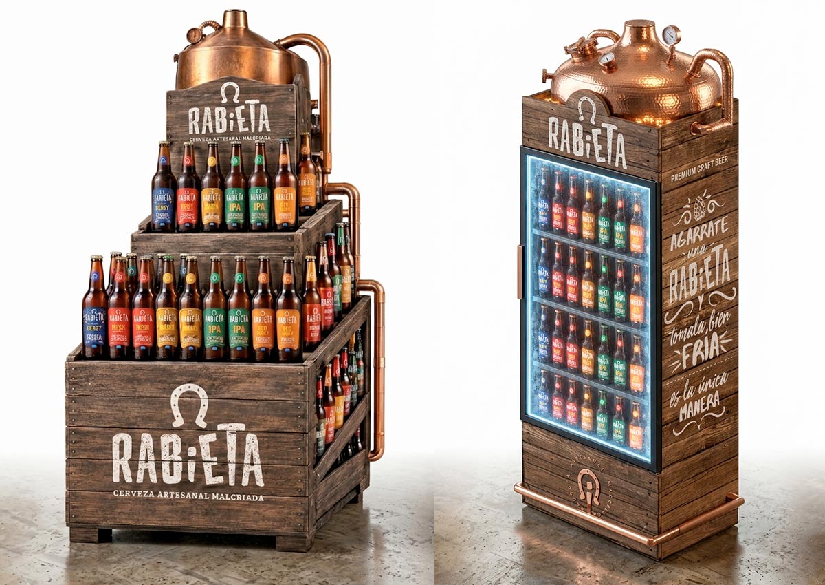 Imaginity, Rabieta, Craft Beer, In-Store Shelf Display