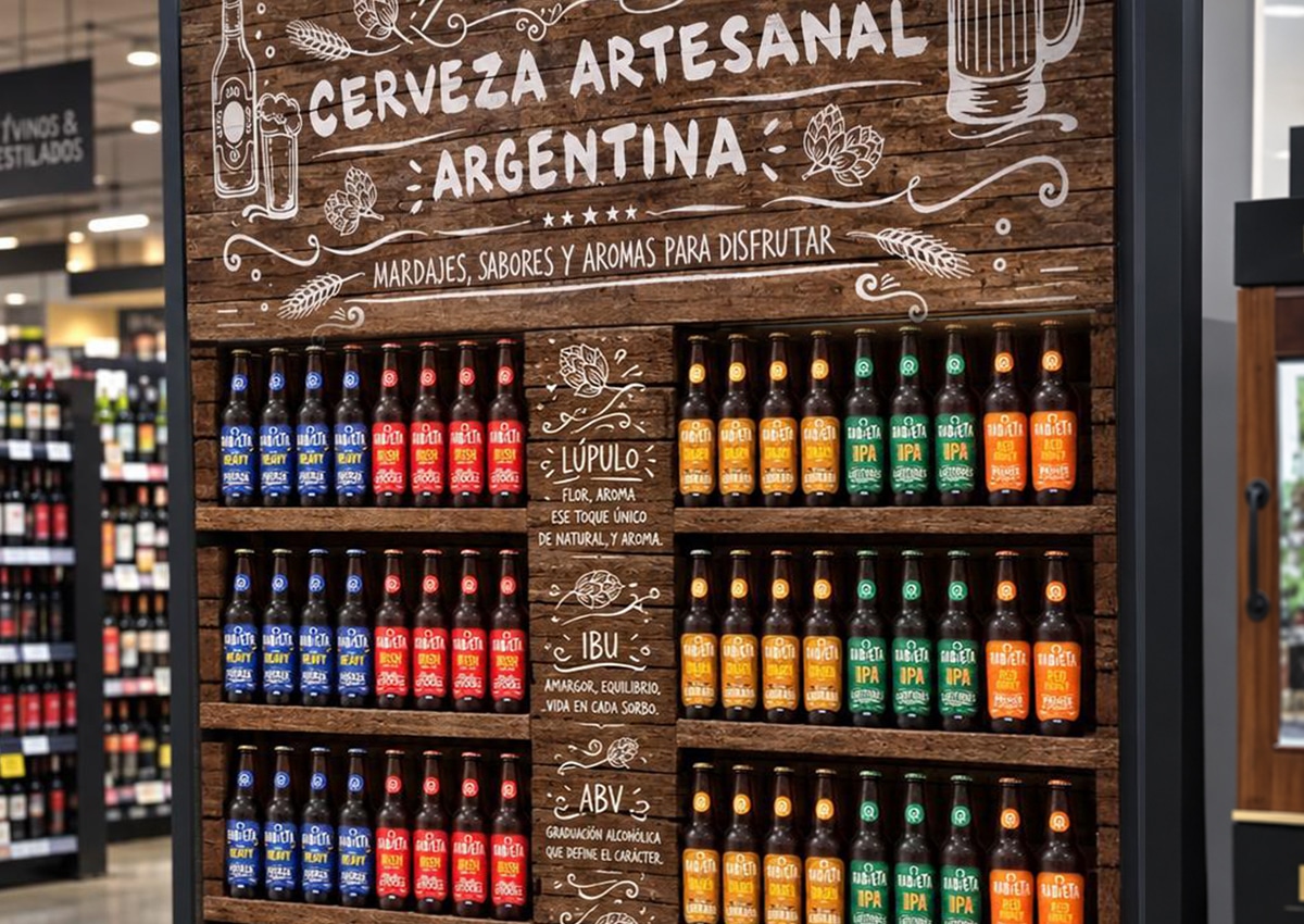 Imaginity, Rabieta, Craft Beer, In-Store Shelf Display