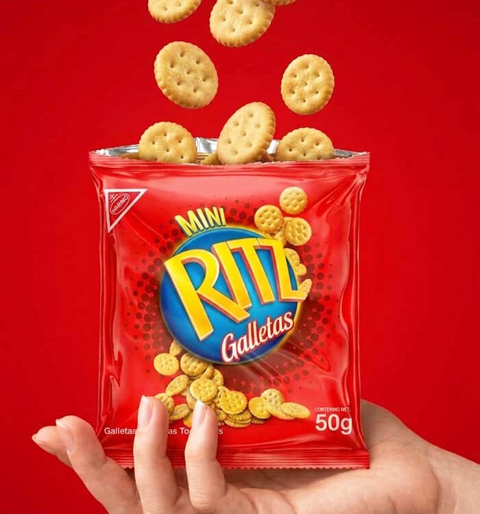 Imaginity, Ritz, Packaging Design, Hand Crackers Pack open