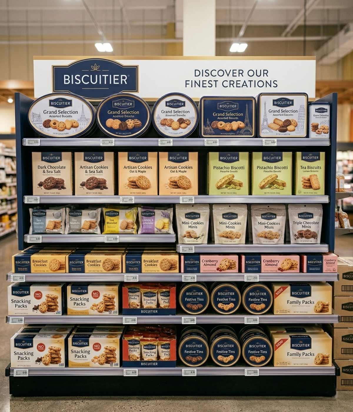 Imaginity, Services, Brand Architecture, Design, Cookies, Supermarket