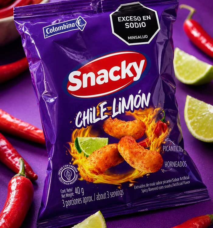 imaginity, snacky, packaging design, chile limon packaging