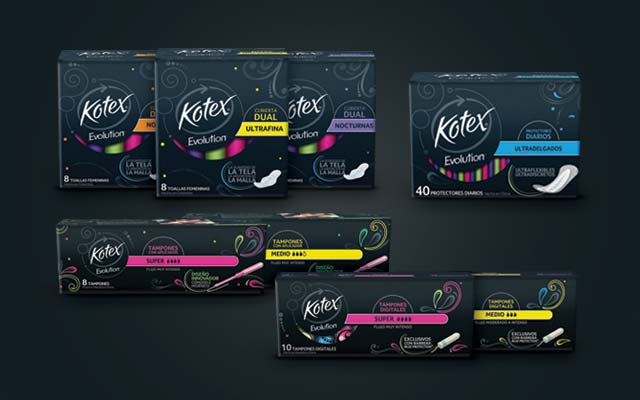 Launch of the new packaging design and logo for Kotex Evolution feminine protection products - Imaginity