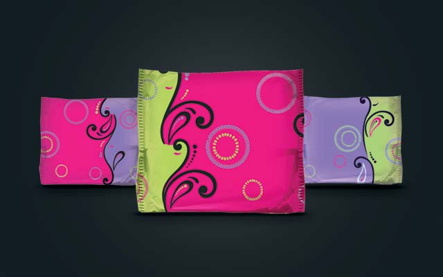Disruptive, innovative product design for the category for the line of feminine protection Kotex Evolution - Imaginity