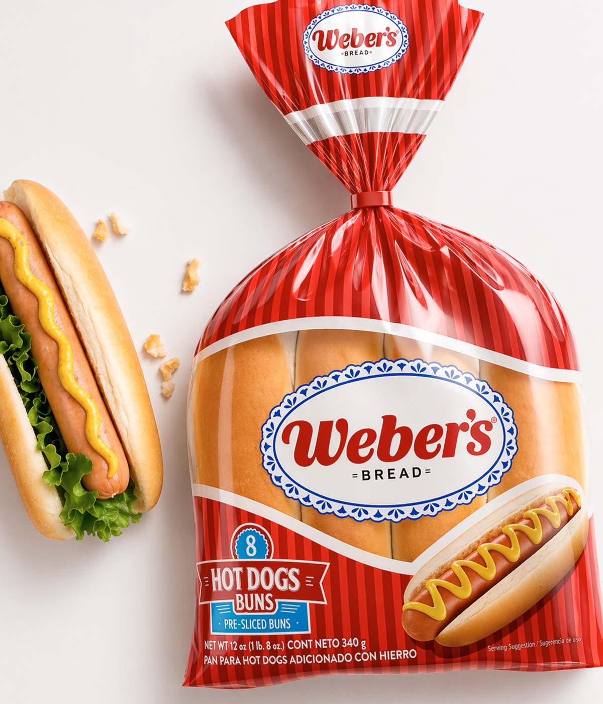 Imaginity, Webers, Hot Dogs, Packaging Design, Buns Bread